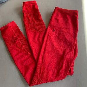 Red Fabletics Leggings